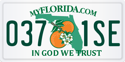FL license plate 0371SE