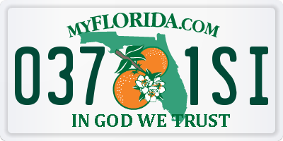 FL license plate 0371SI
