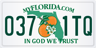 FL license plate 0371TQ