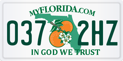 FL license plate 0372HZ