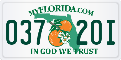 FL license plate 0372OI