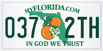 FL license plate 0372TH