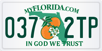 FL license plate 0372TP
