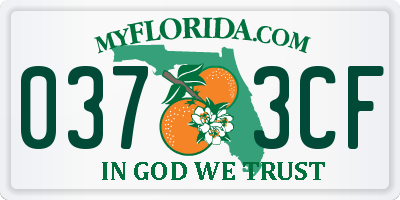 FL license plate 0373CF