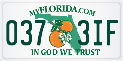 FL license plate 0373IF