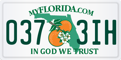 FL license plate 0373IH