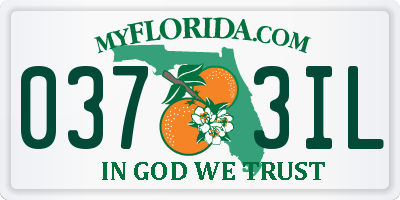 FL license plate 0373IL
