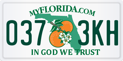 FL license plate 0373KH