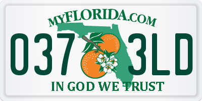 FL license plate 0373LD
