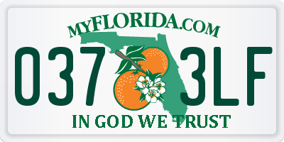 FL license plate 0373LF