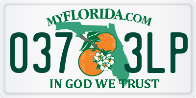 FL license plate 0373LP
