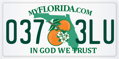 FL license plate 0373LU