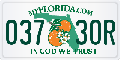 FL license plate 0373OR