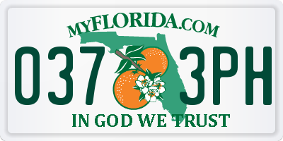 FL license plate 0373PH