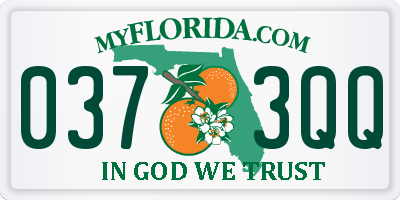 FL license plate 0373QQ