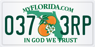 FL license plate 0373RP