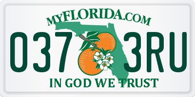 FL license plate 0373RU