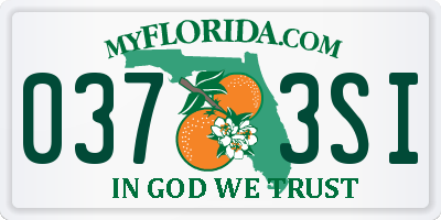 FL license plate 0373SI