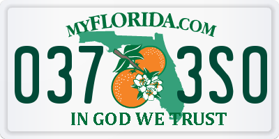 FL license plate 0373SO