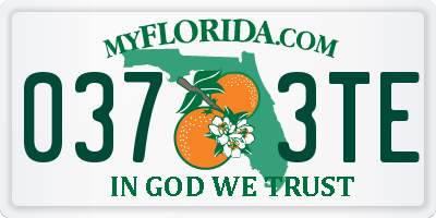 FL license plate 0373TE