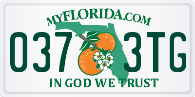 FL license plate 0373TG
