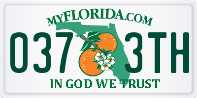 FL license plate 0373TH