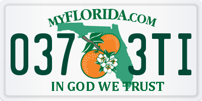 FL license plate 0373TI