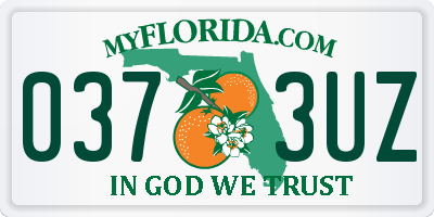 FL license plate 0373UZ