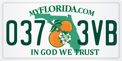 FL license plate 0373VB