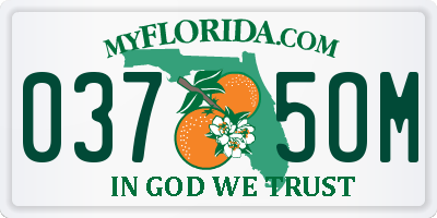 FL license plate 0375OM