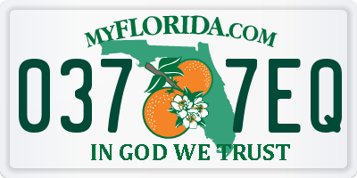 FL license plate 0377EQ