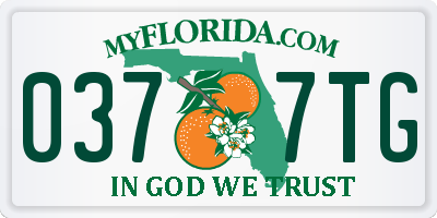 FL license plate 0377TG