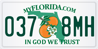 FL license plate 0378MH