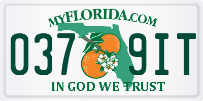 FL license plate 0379IT