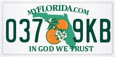 FL license plate 0379KB