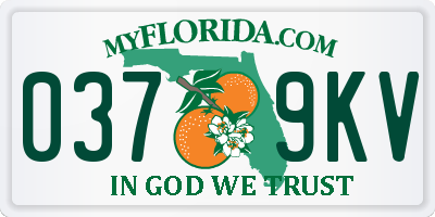 FL license plate 0379KV