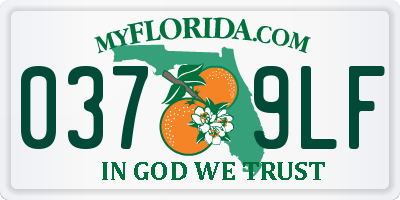 FL license plate 0379LF