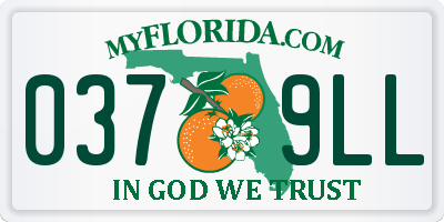 FL license plate 0379LL