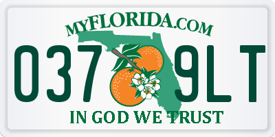FL license plate 0379LT