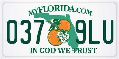 FL license plate 0379LU