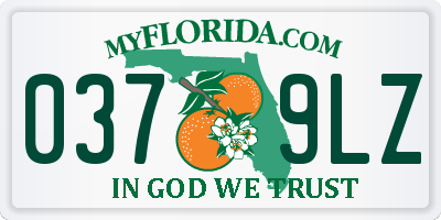 FL license plate 0379LZ