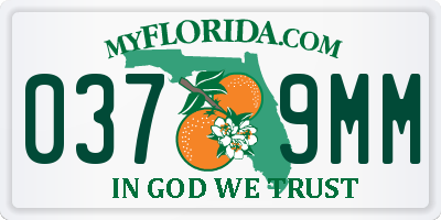 FL license plate 0379MM