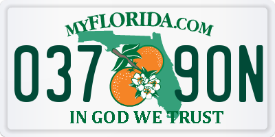 FL license plate 0379ON