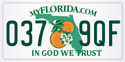 FL license plate 0379QF