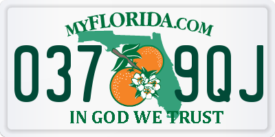 FL license plate 0379QJ