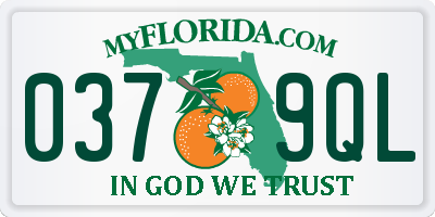 FL license plate 0379QL