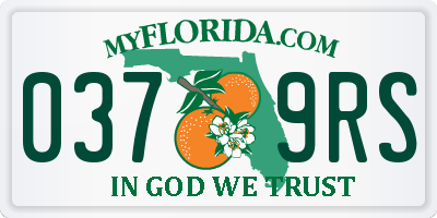 FL license plate 0379RS