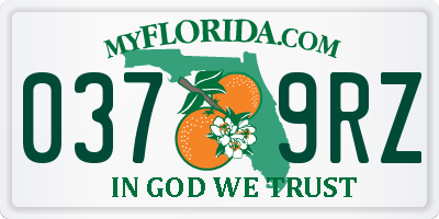 FL license plate 0379RZ