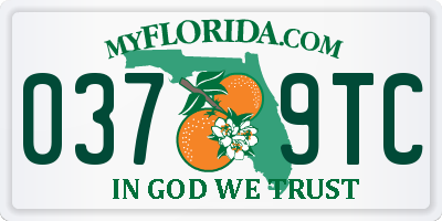 FL license plate 0379TC