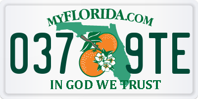 FL license plate 0379TE